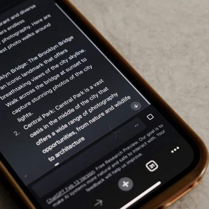 interface de recherche conversationnelle utilisée pour le référencement ChatGPT